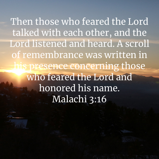 Malachi 3:16