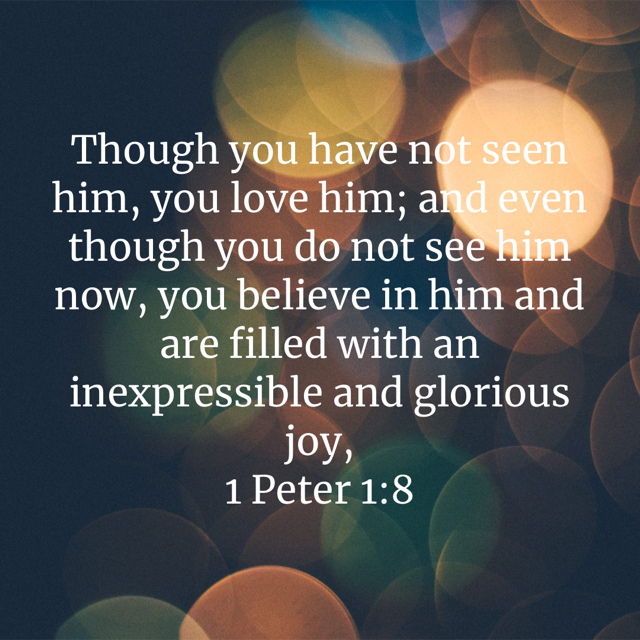 1 Peter 1:8