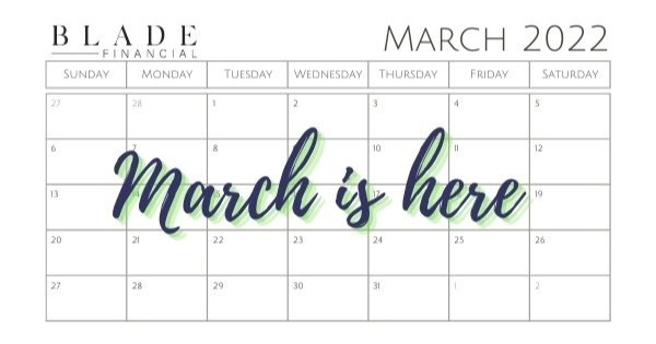 March Is Here