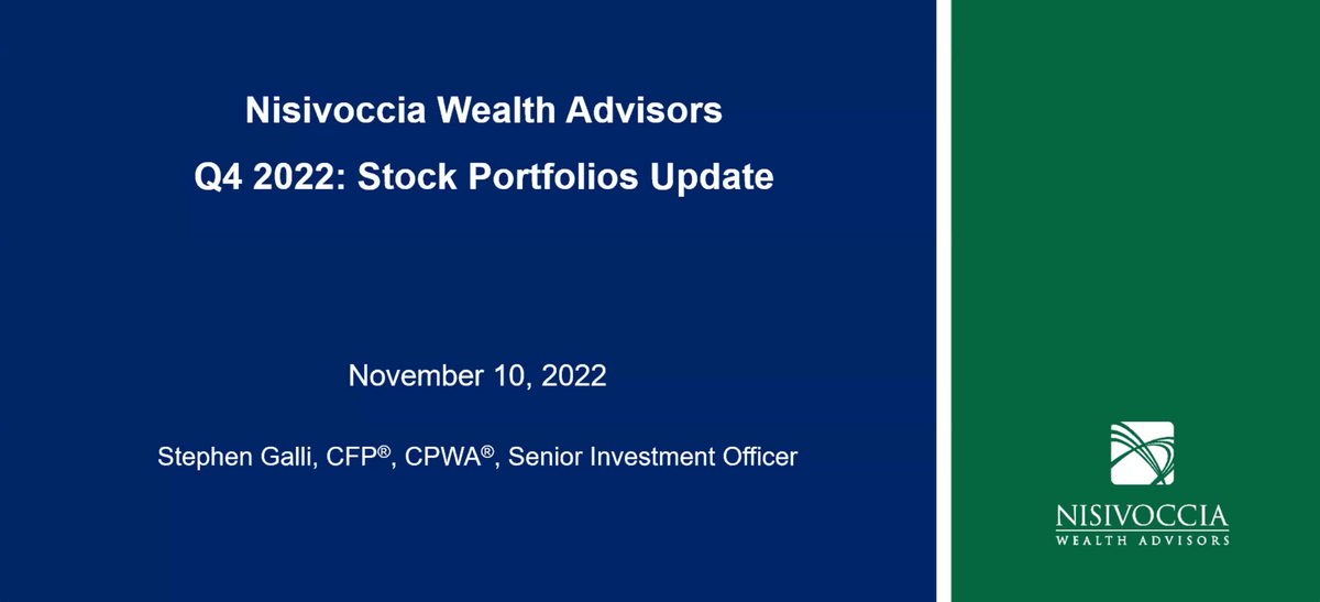 Q4 2022 Individual Equity Portfolios Update - Webinar Recording