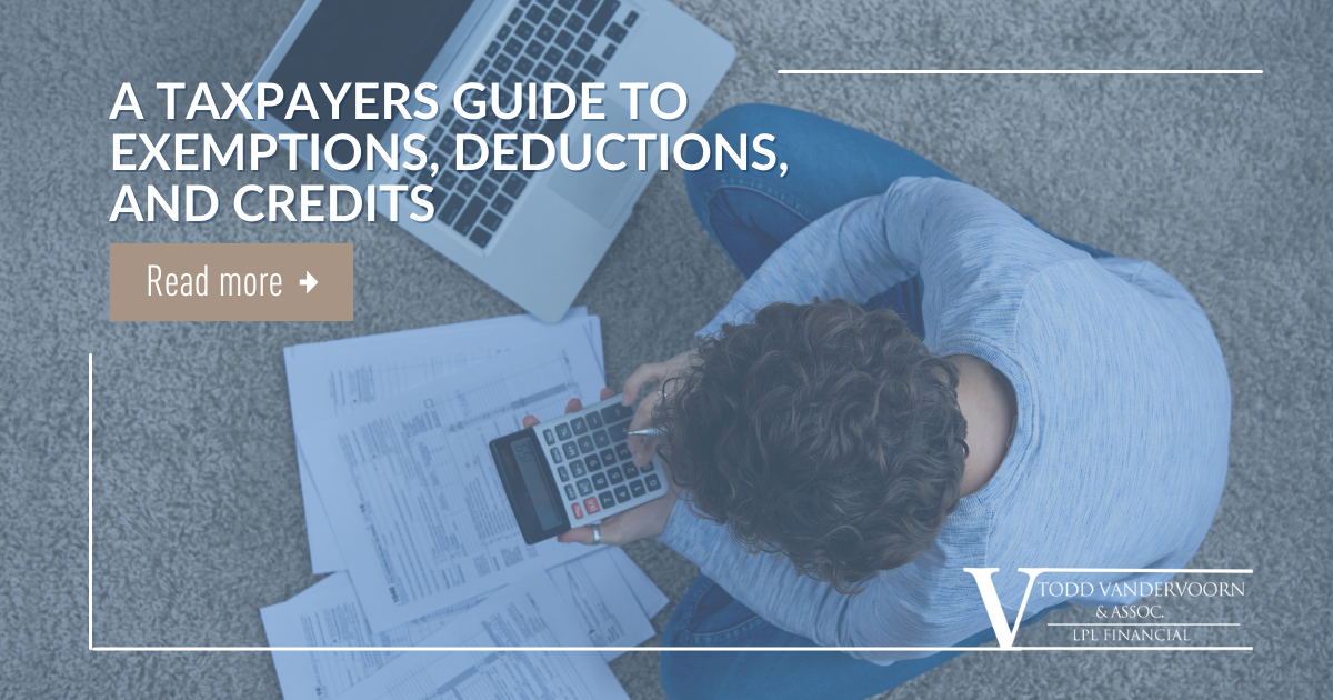 A Taxpayers Guide To Exemptions Deductions And Credits Financial