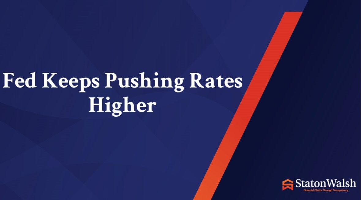 Fed Keeps Pushing Rates Higher