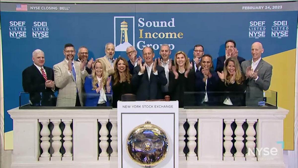 Sound Income Group rings NYSE closing bell