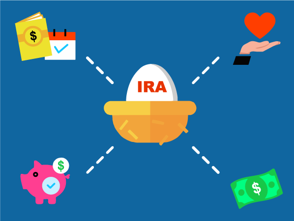 A visual representation of IRAs and retirement planning, highlighting investment strategies for a secure financial future.