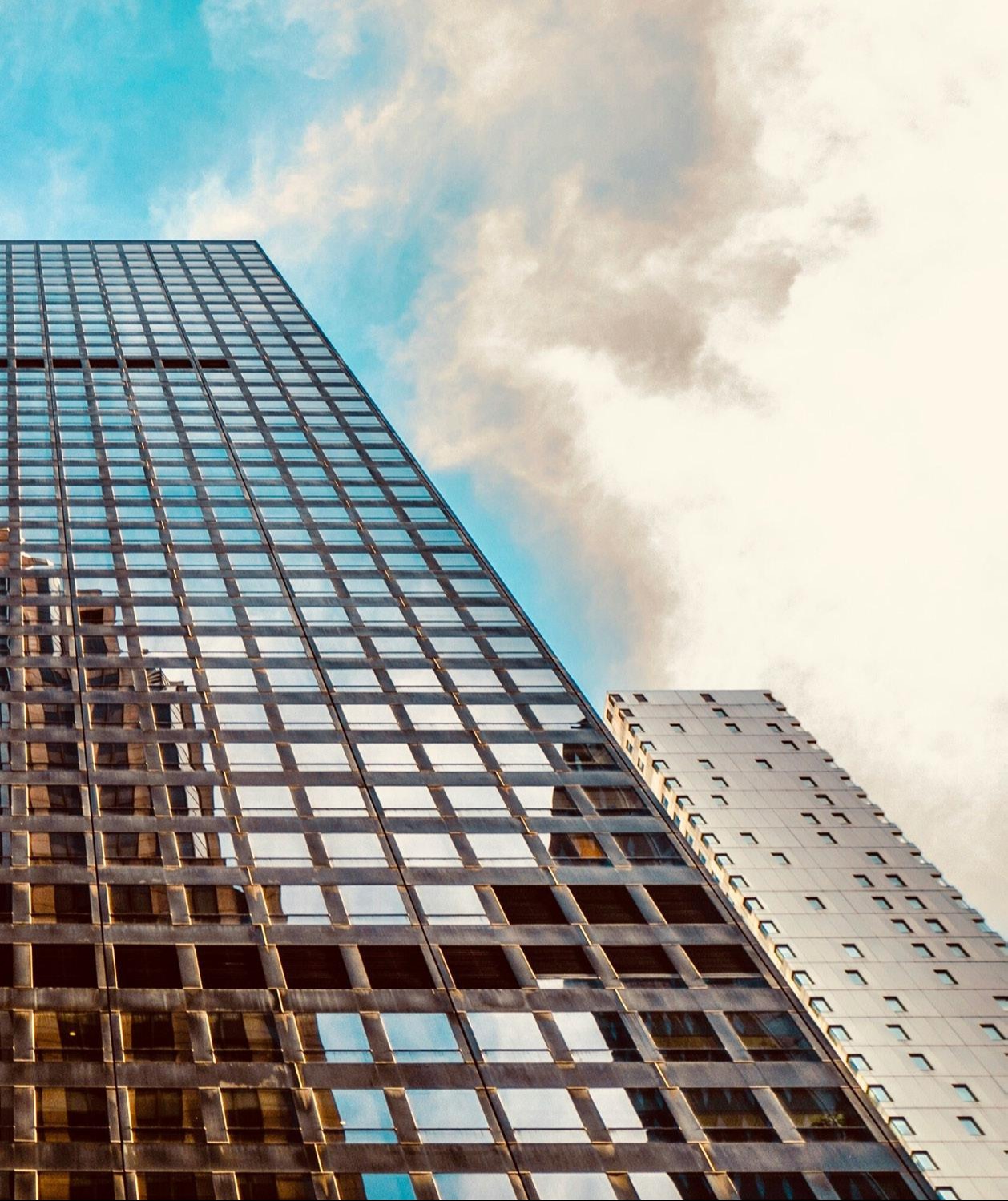 Image of tall building with sky line