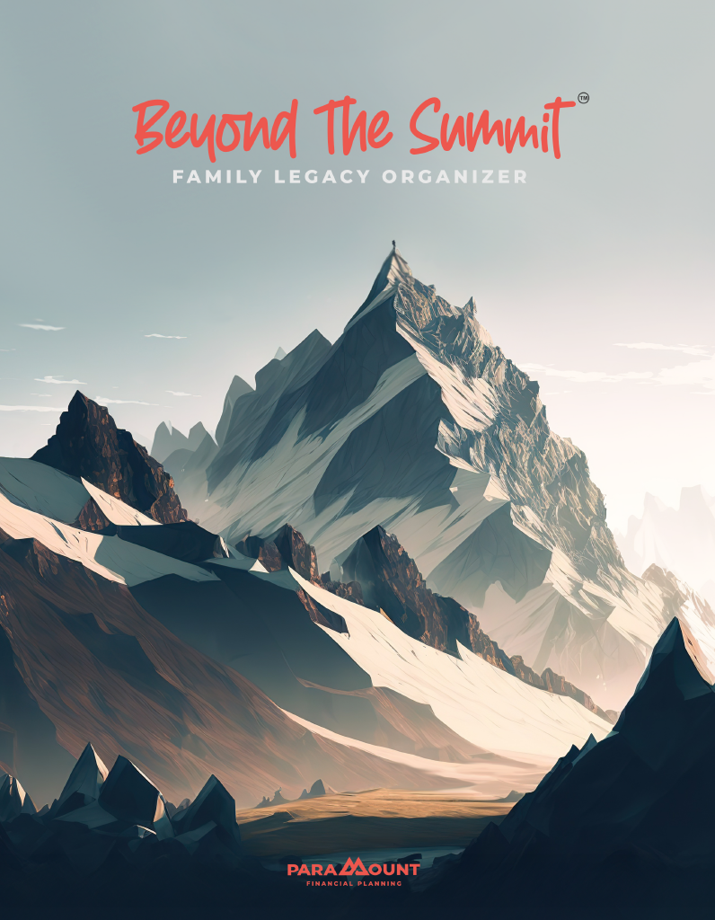 Beyond the Summit Family Legacy Organizer