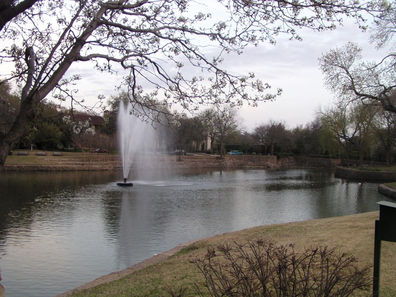 University Park Texas showing the residential park character of the Park Cities neighborhood that developed around Southern Methodist University