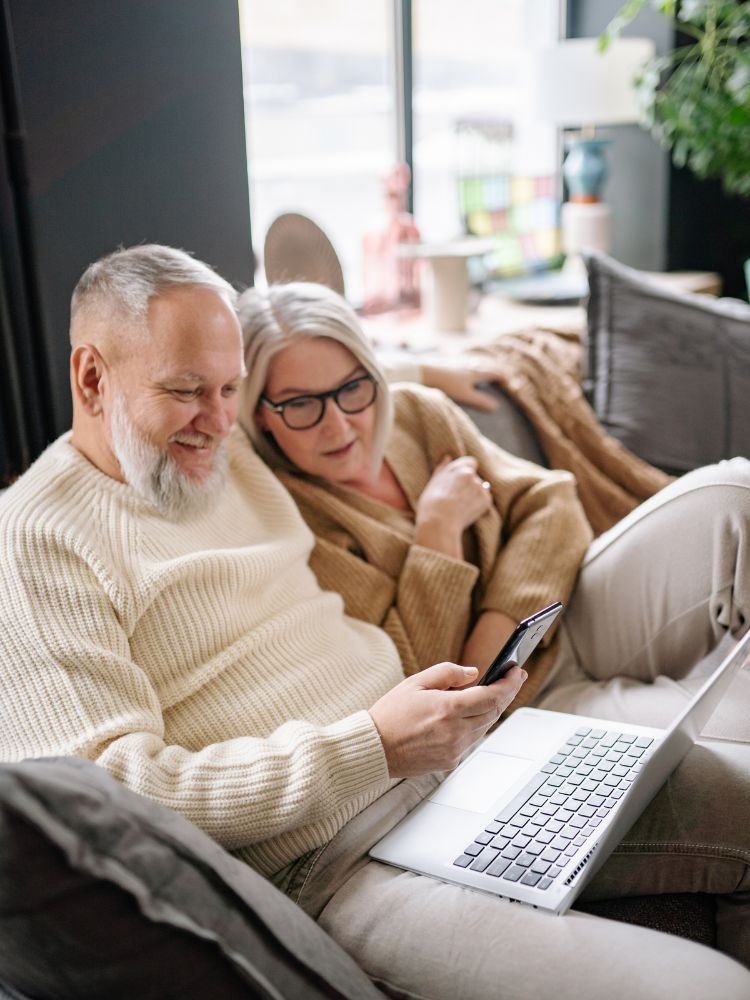 couple discussing retirement plans