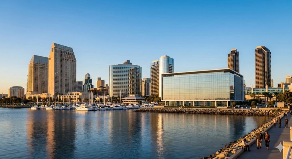 View of San Diego skyline - Financial Planning for $100k portfolios