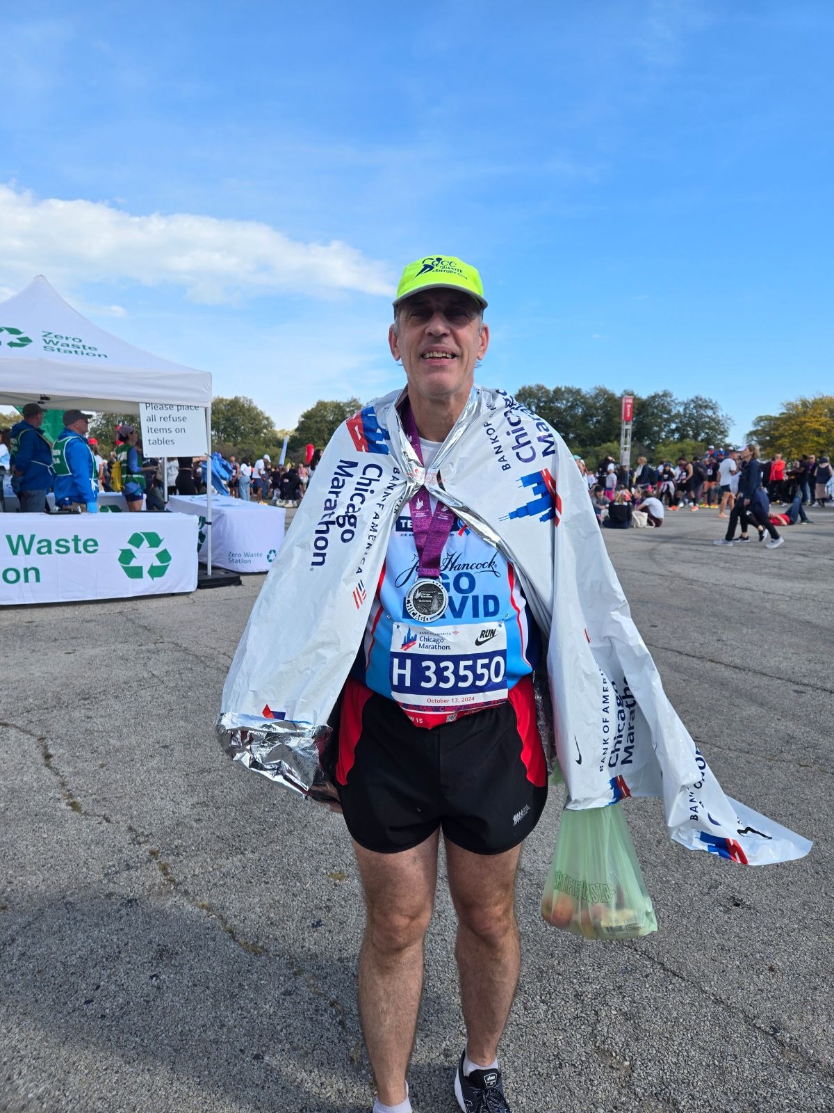 David at the Chicago Marathon
