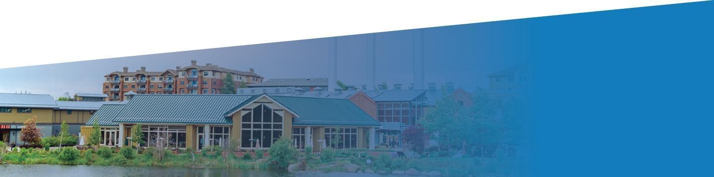 Footer image showing area of community housing