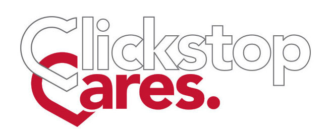 Clickstop Cares Logo