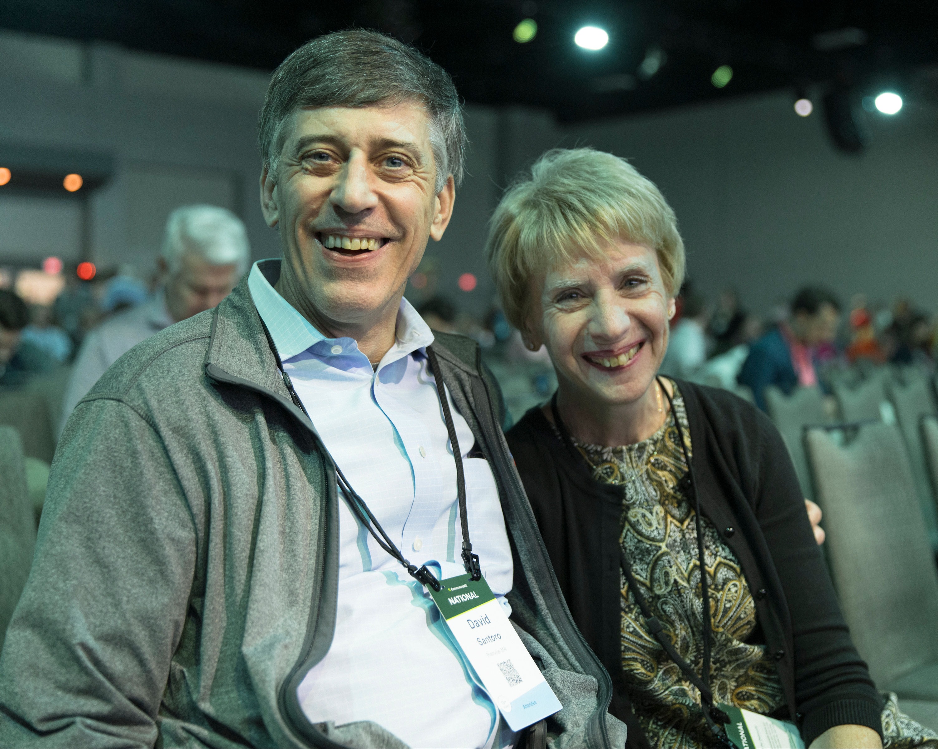 David and Diane Santoro at the Commonwealth National Conference
