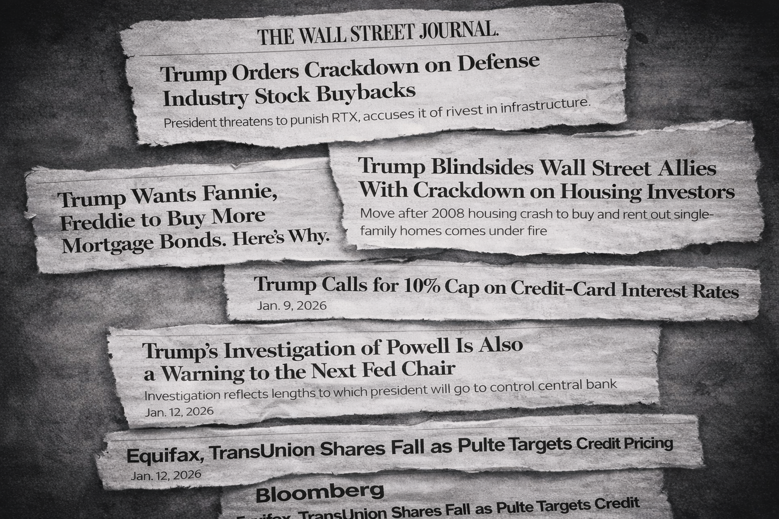 headlines in the news of recent executive orders