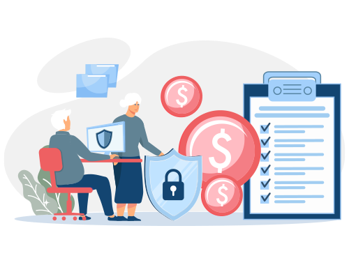 Financial organization and clarity illustration