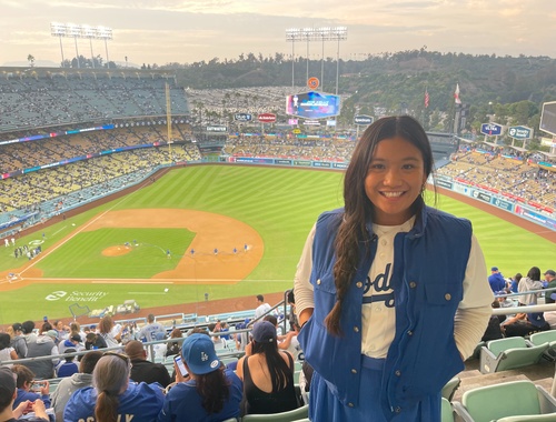 Taking in a ball game