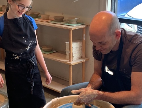 First Time Trying a Throw Wheel