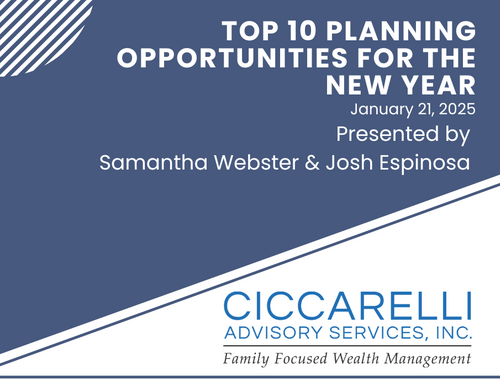 Top 10 Planning Opportunities for the New Year
