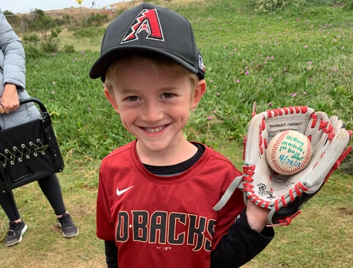 Another game ball recipient!