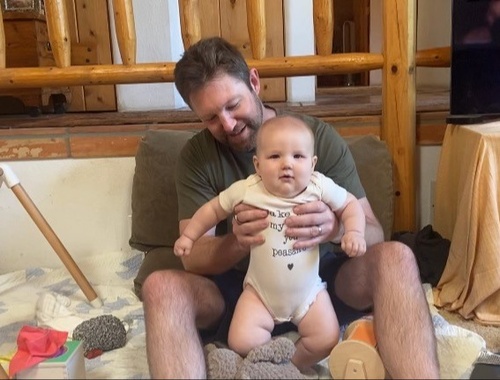 Casey and his baby niece