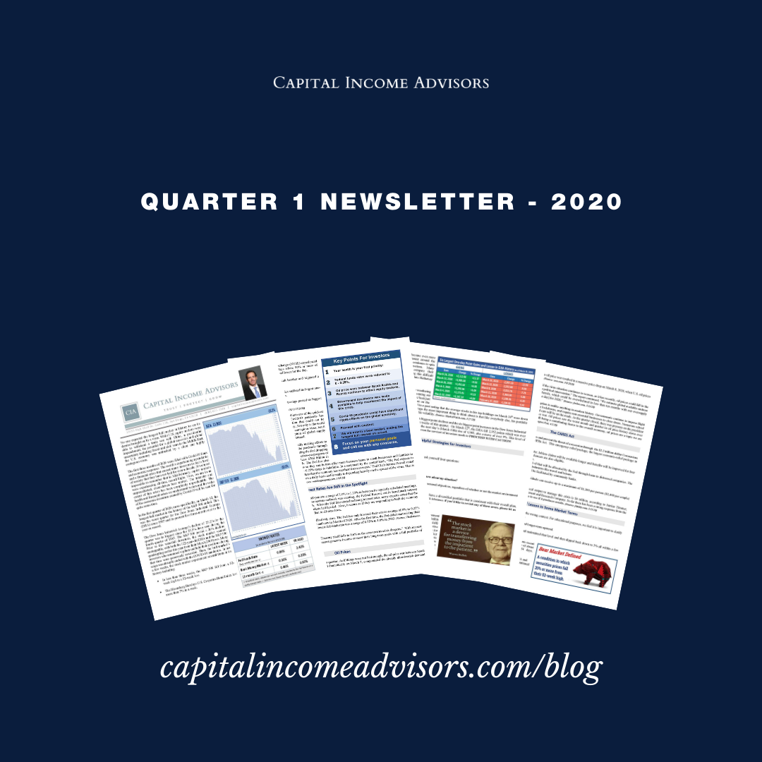 Quarterly Economic Update - Q1 2020