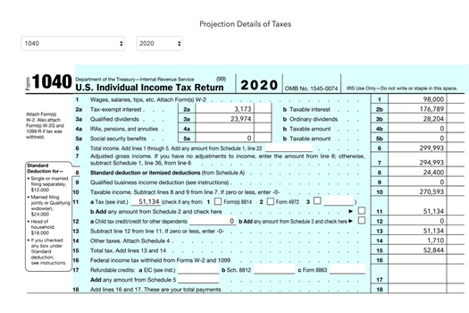 We ask for your tax returns for a reason!