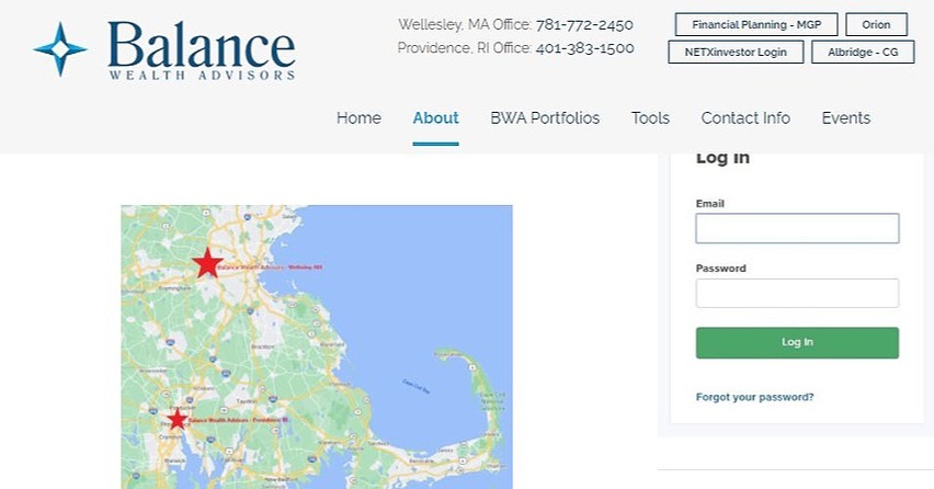About Balance Wealth Advisors - Wellesley, MA & Providence, RI.
