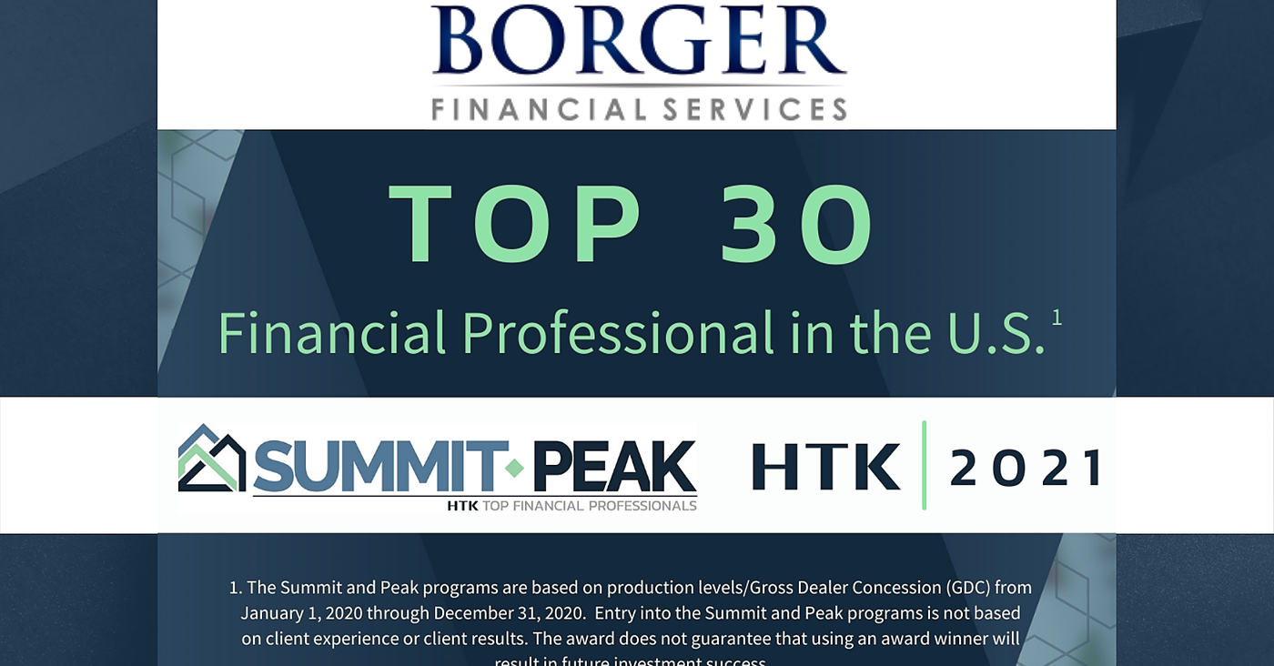 Financial Services Recognized by HTK