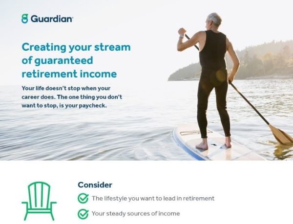 Creating your stream of guaranteed retirement income