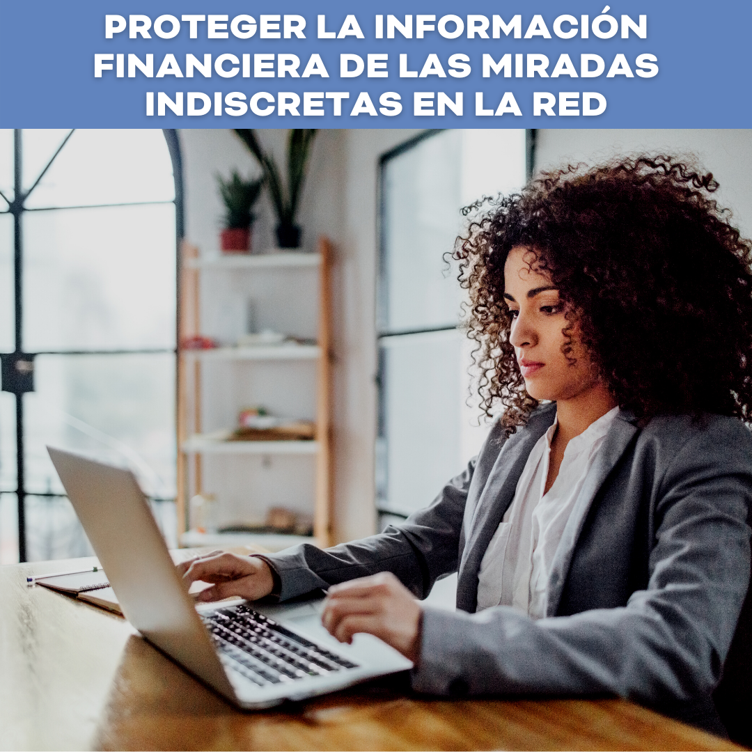 Proteger la información financiera de las miradas indiscretas en la red