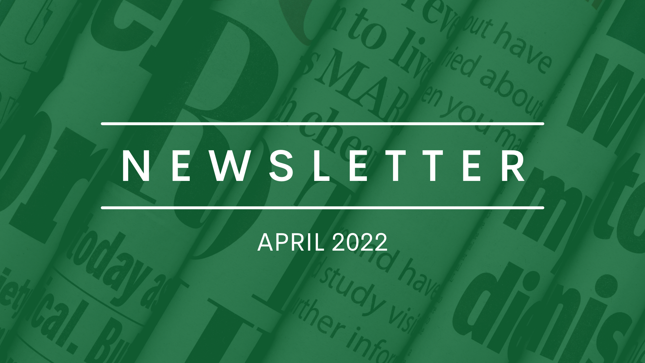 April Newsletter