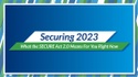 Securing 2023: What the SECURE Act 2.0 Means for You Right Now