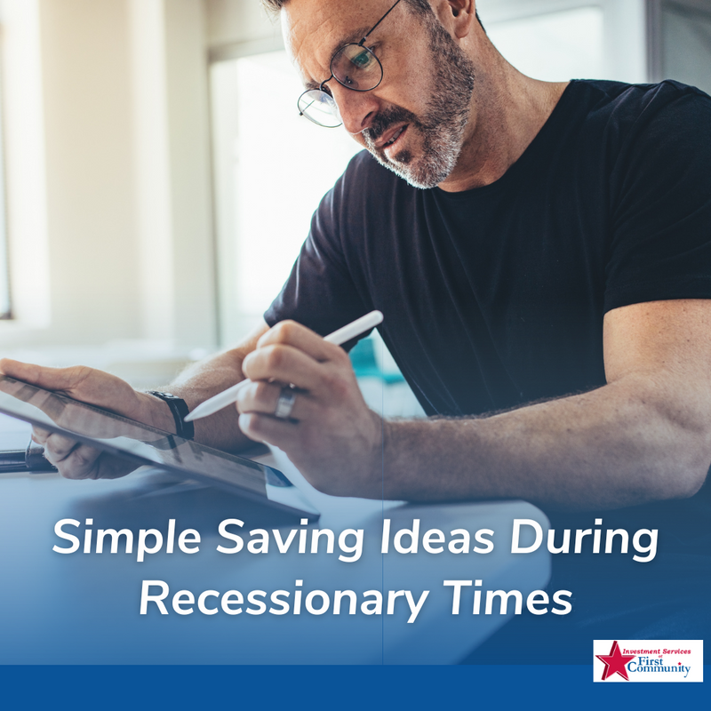 Simple Saving Ideas During Recessionary Times