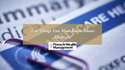 Ten Things You Must Know About Medicare