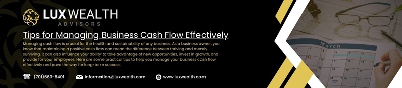 Tips for Managing Business Cash Flow Effectively