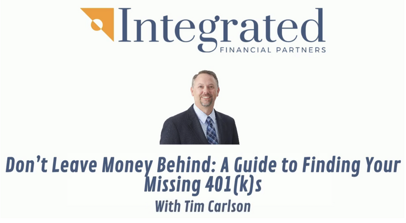 Video- Don't Leave Money Behind: A Guide to Finding Your Missing 401(k)s