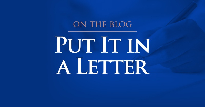 Put It in a Letter