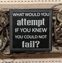 What Would You Attempt if You Knew You Could Not Fail?
