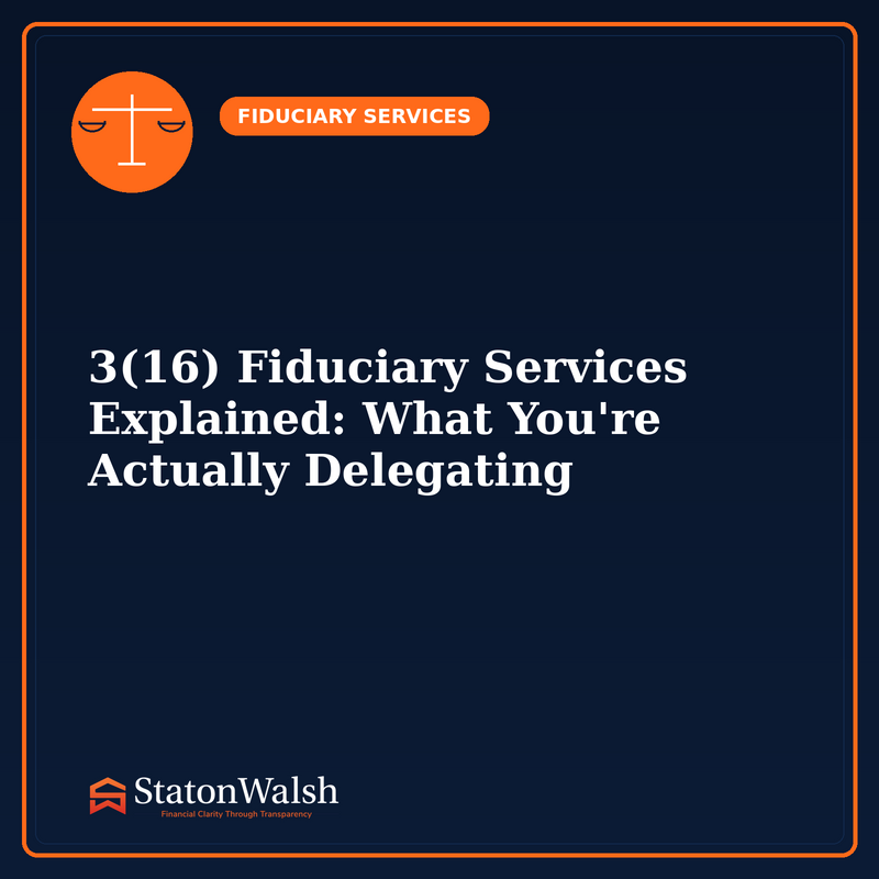 3(16) Fiduciary Services Explained: What You're Actually Delegating