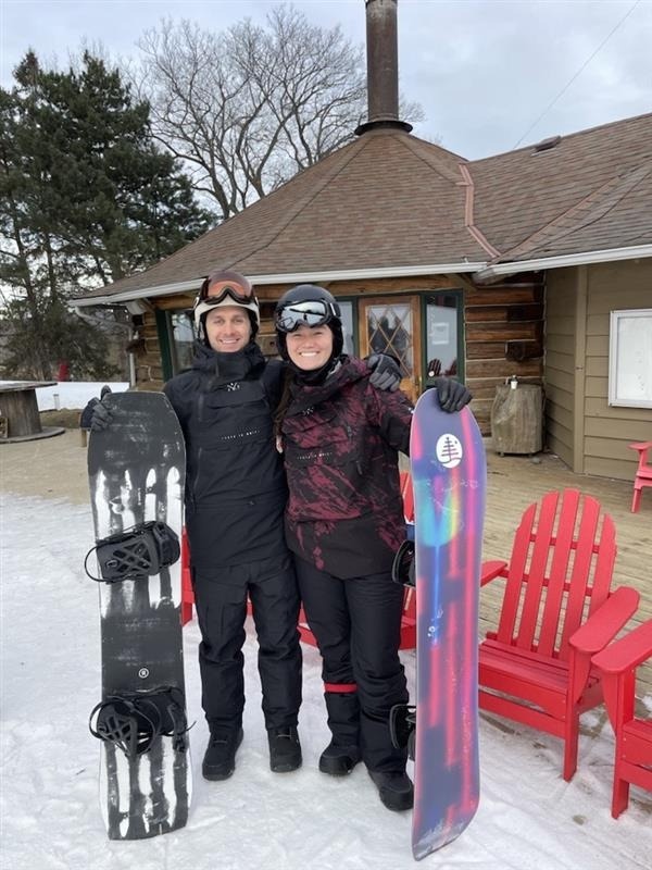 Team Bonding on the Slopes: Celene & Michael Hit Heiliger Huegel
