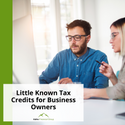 Little Known Tax Credits for Business Owners
