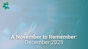 A November to Remember