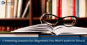 3 Investing Lessons for Beginners