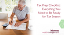Tax Prep Checklist: Everything You Need to Be Ready for Tax Season