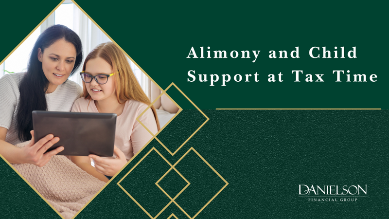 Alimony and Child Support at Tax Time