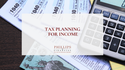 Tax Planning for Income