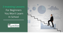 3 Investing Lessons for Beginners