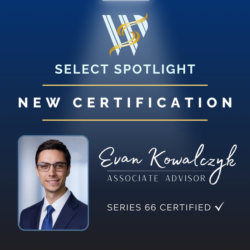 Select Spotlight: Celebrating Evan Kowalczyk’s Series 66 Achievement