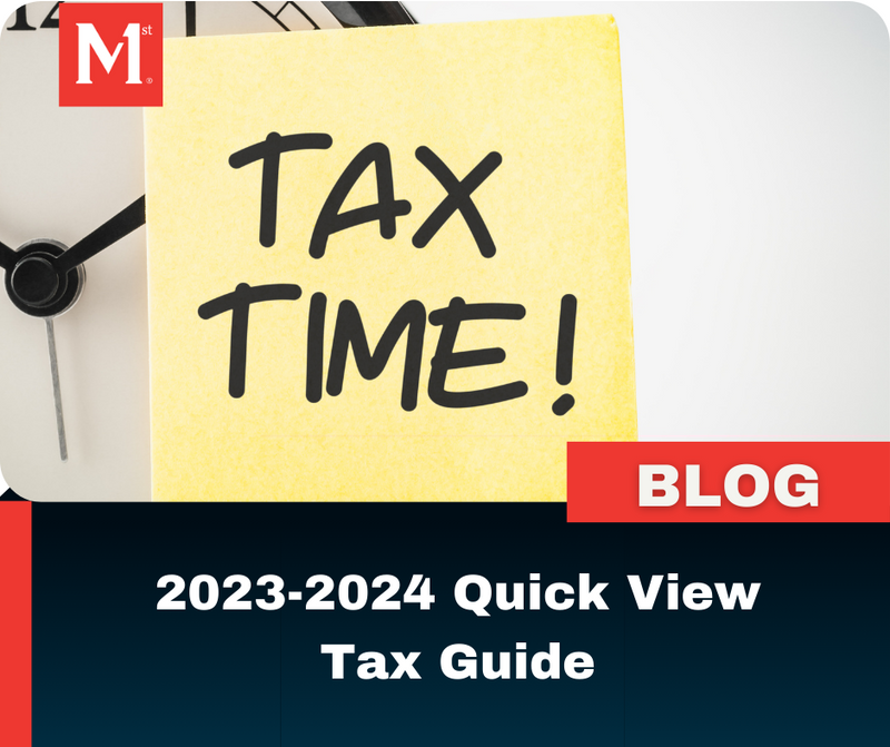 2023-2024 Quick View Tax Guide