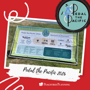 Peachtree Planning Proudly Supports Pedal the Pacific